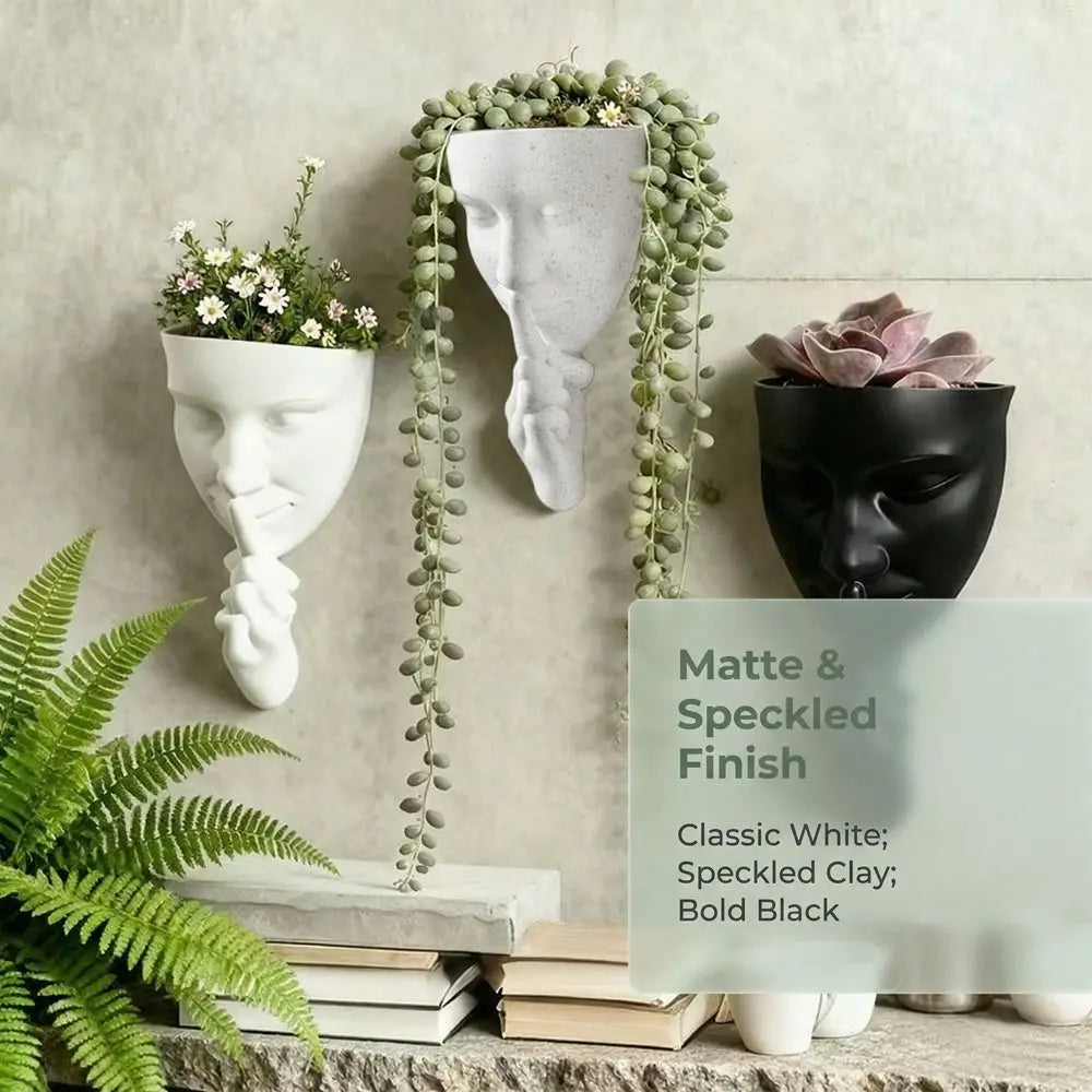 Silent Human Face Decorative Vases Bohemian Style