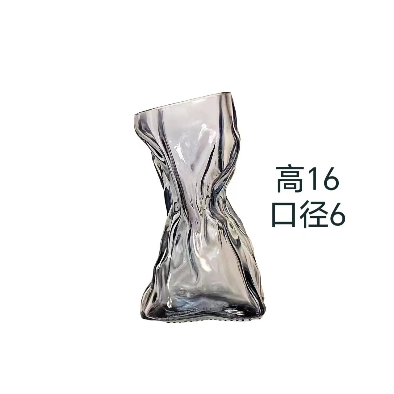 Ceramic Vase and Glass Flower Vase Hydroponic Money Bag Shaped Vase