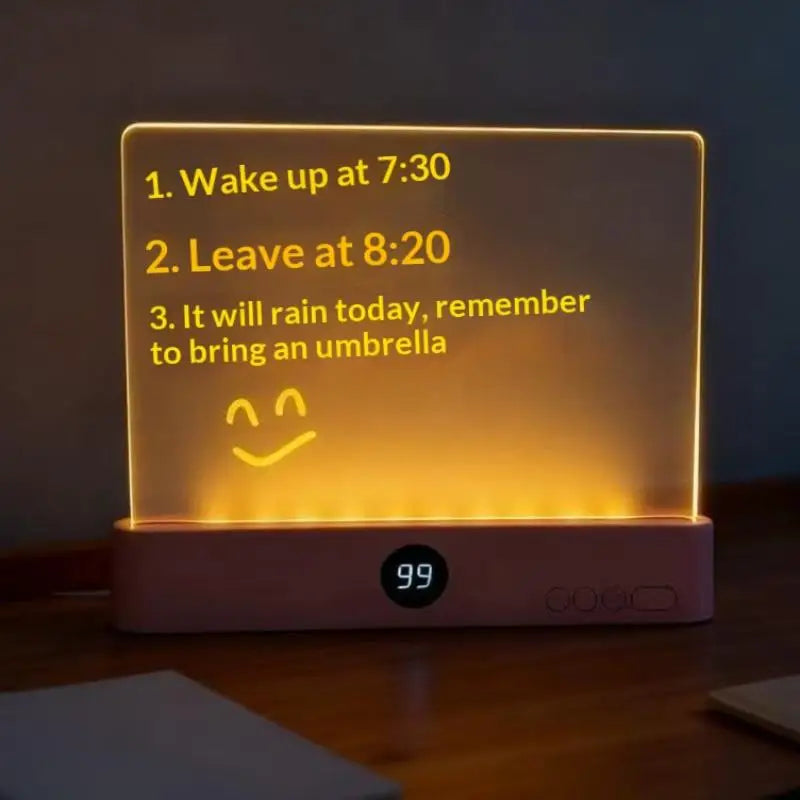 Reading Lamp Book Light Rechargeable Clear LED Flat Reading Light Dimmable Panel Plate Lamp 3 Colors Timer Full Page Light