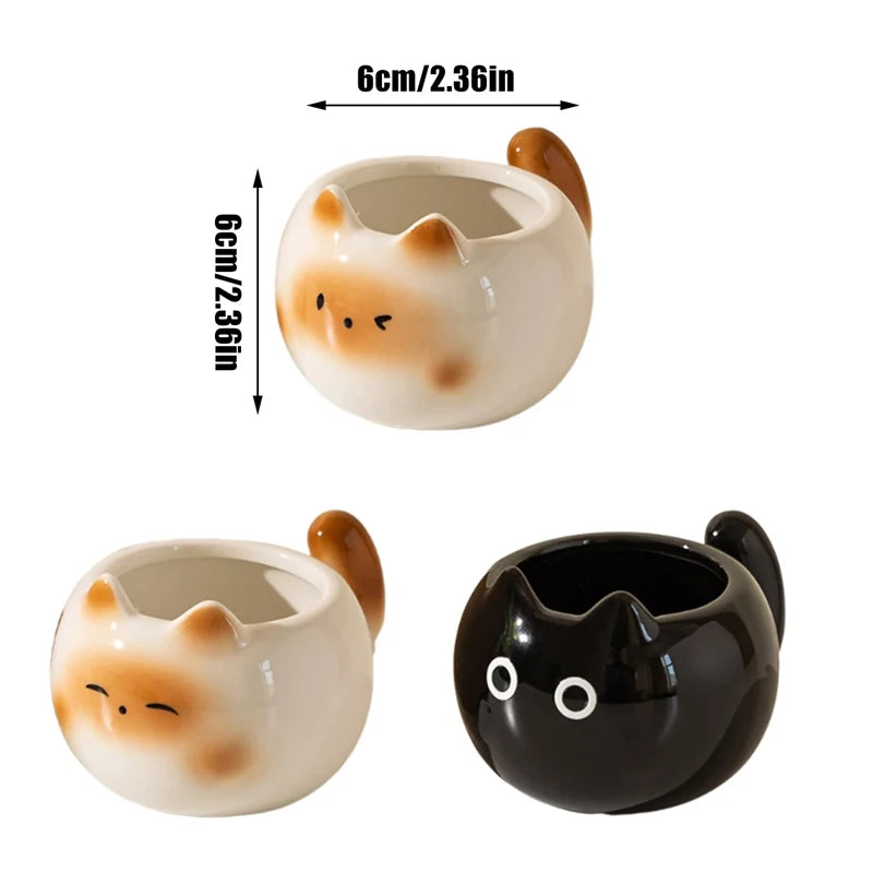 1Pc Siamese Cat Coffee Cup Cute Mug High-Looking for Coffee Shop Latte Latte Cup Office Living Room Home Bedroom Drinking Cup