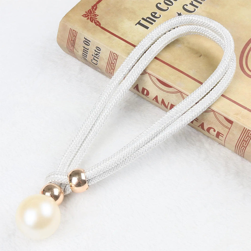 1/2PCs Handmade Curtain Tiebacks Macrame Tassel Leaf Shaped Curtain Holdback Braided Tie Back Holder Bohemian Home Decoration