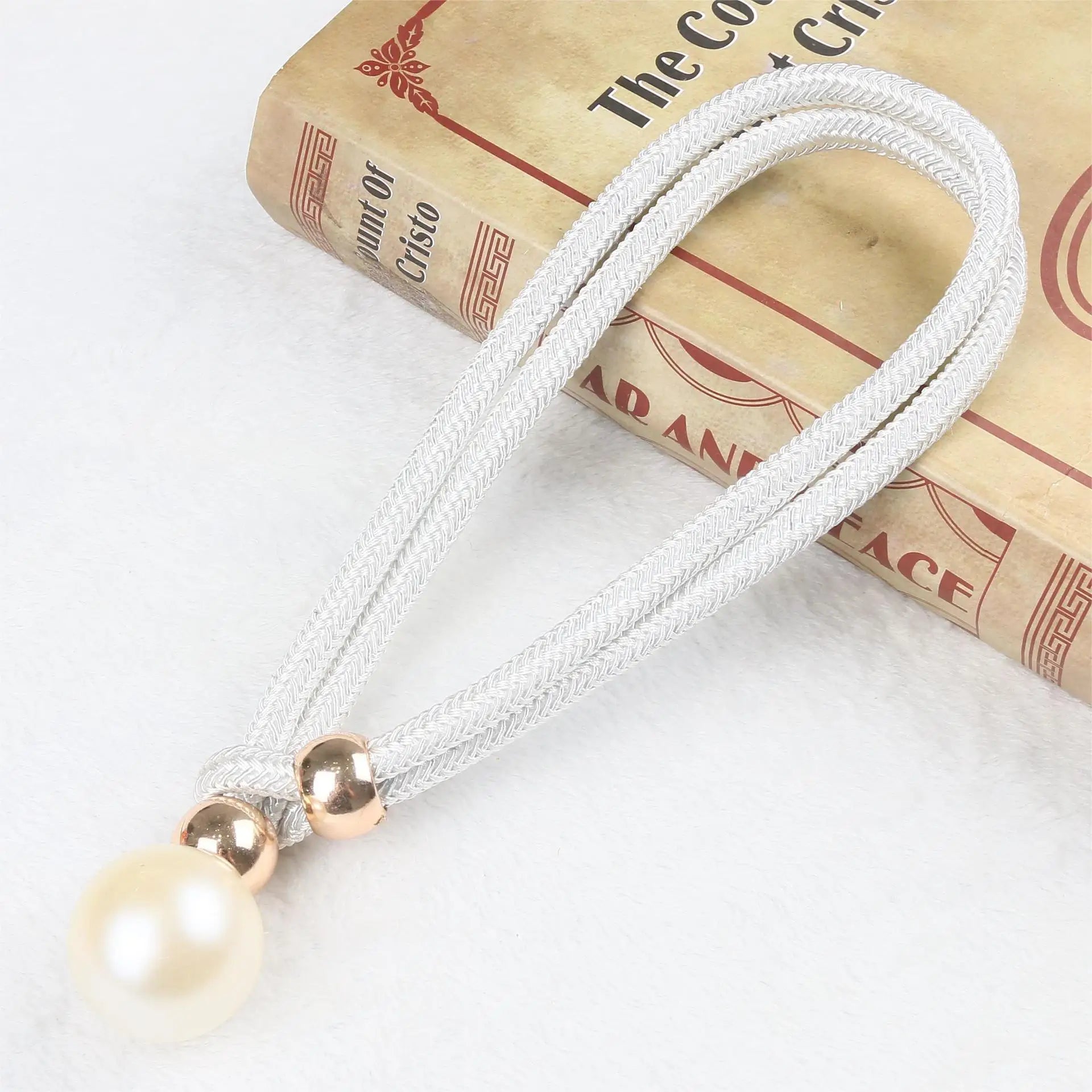 1/2PCs Handmade Curtain Tiebacks Macrame Tassel Leaf Shaped Curtain Holdback Braided Tie Back Holder Bohemian Home Decoration