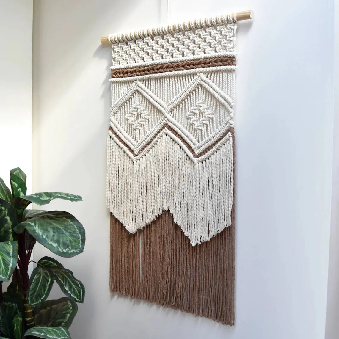 Nordic Woven Macrame Tapestry Room Decor Boho Home and Decoration for Bedroom Livingroom Wall Art Aesthetics Decorating Items