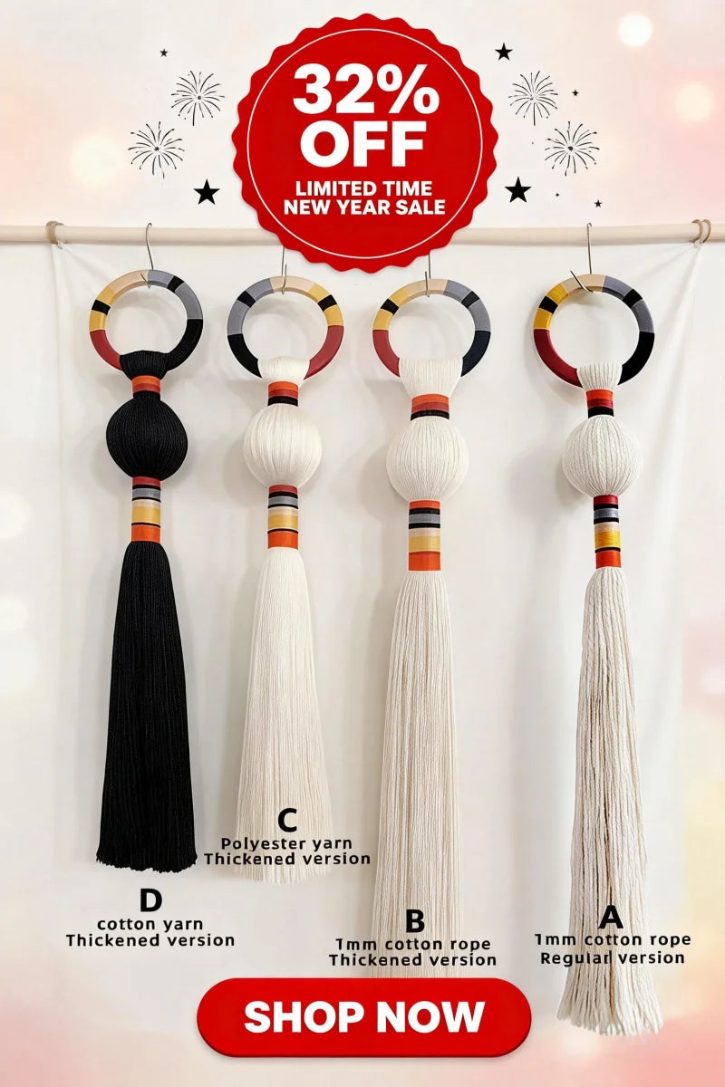 Large Macrame Wall Hanging Handmade Boho Woven Wall Tapestry for Living Room Home Decor