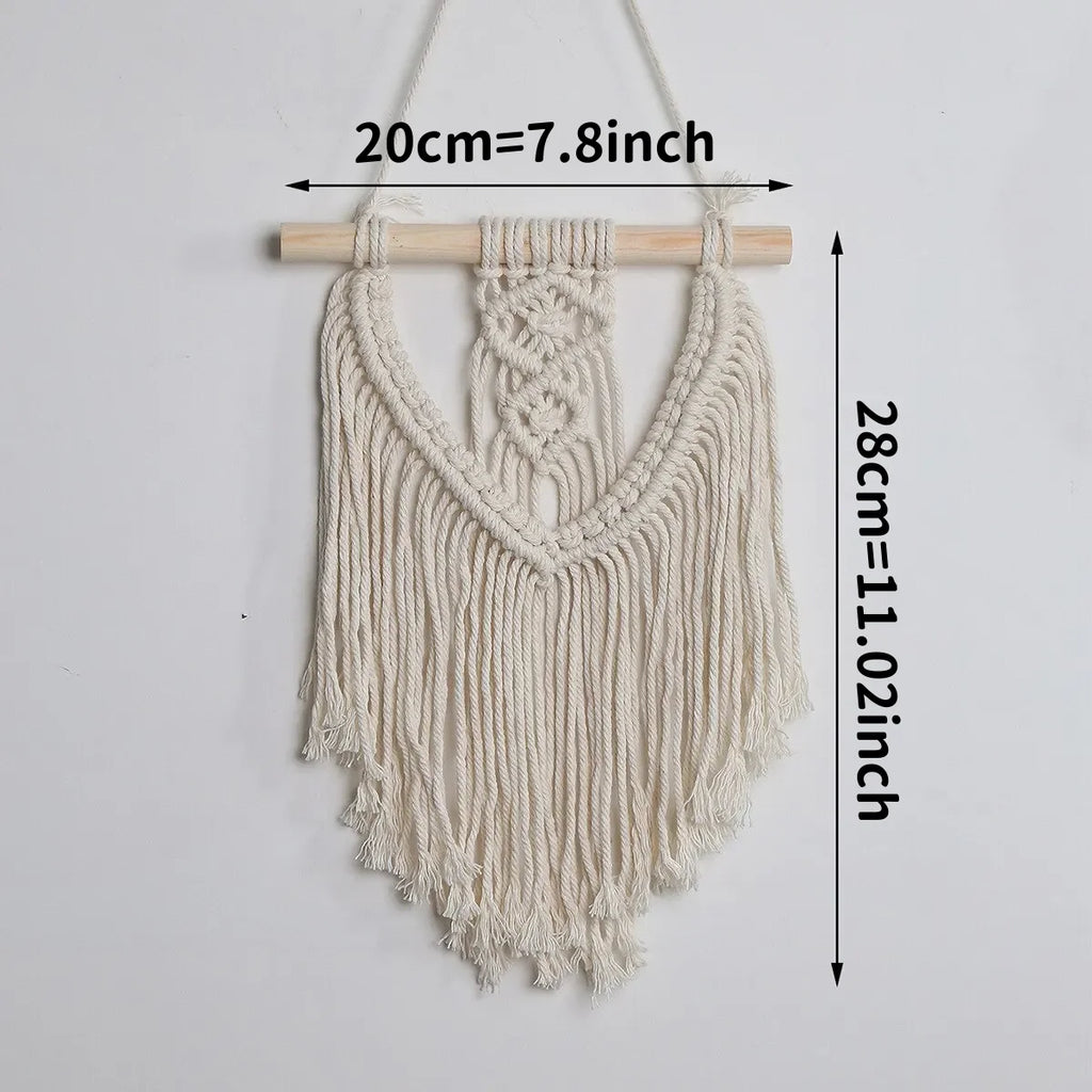 Achart-Large Macrame Wall Hanging, Boho Tapestry, Art Chic, Handmade Woven, Home Decoration