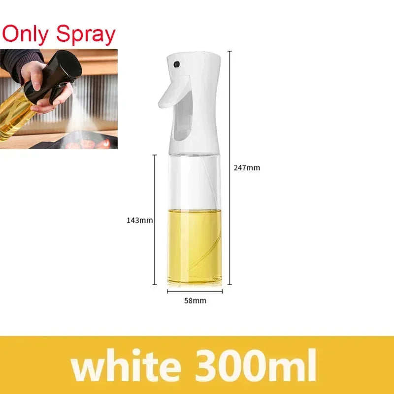 2 in 1 Pour Spray Sprayer Kitchen Fryer Air Spray Oil Dispenser Bottle for Olive Oil Cooking Frying BBQ Camping Large Capacity