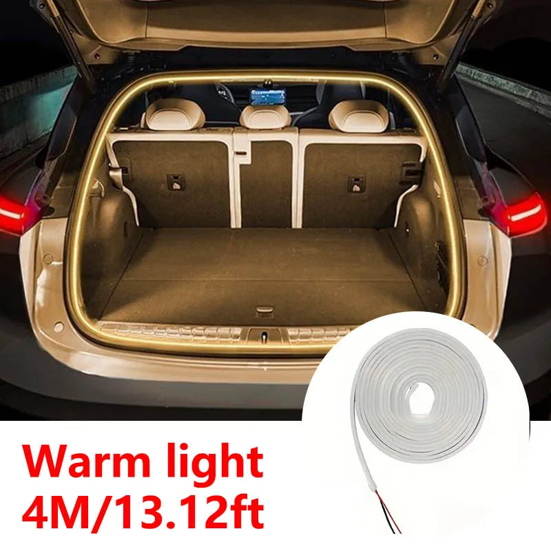 Motion Sensor LED Car Trunk Light Strip – Easy Install Ambient Interior Lighting