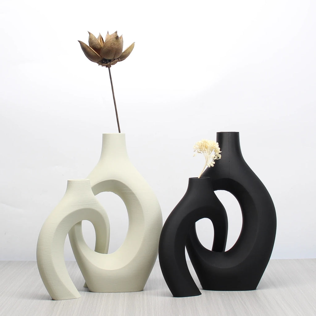A Set of Bohemian Style Art Vases