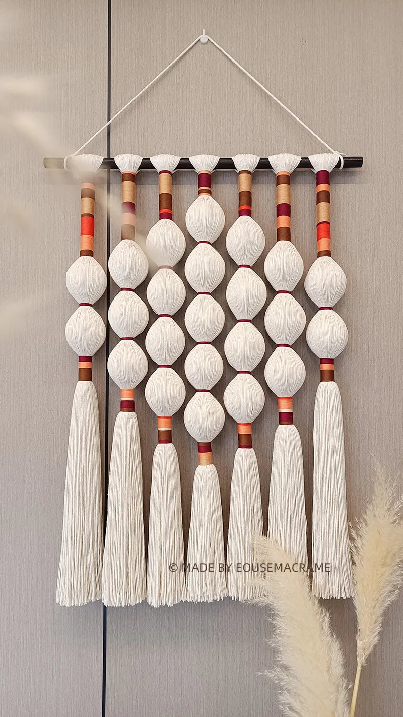 Large Macrame Wall Hanging Handmade Boho Woven Wall Tapestry for Living Room Home Decor