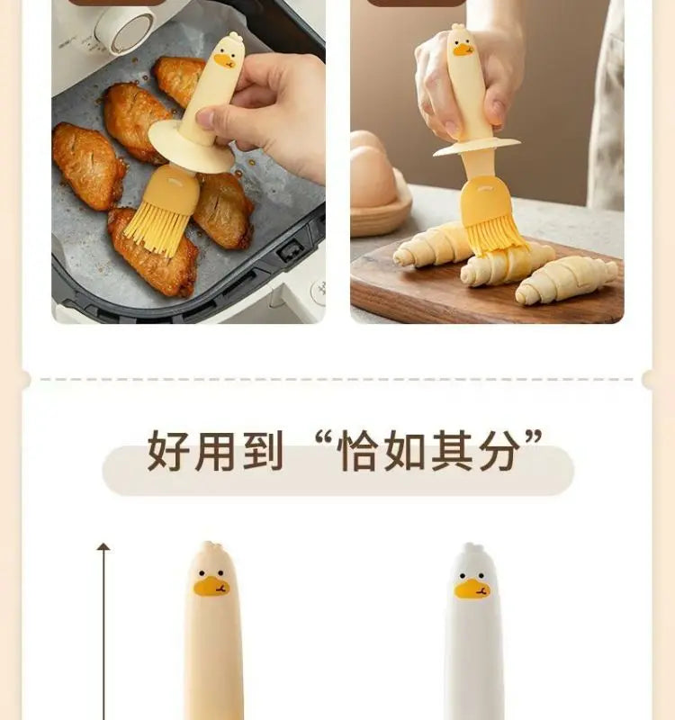 Oil Brush Bottle, Glass Oil Bottle Brush, Household with Lid, Oil Control, Barbecue, Baking, Pancake Oil Brush