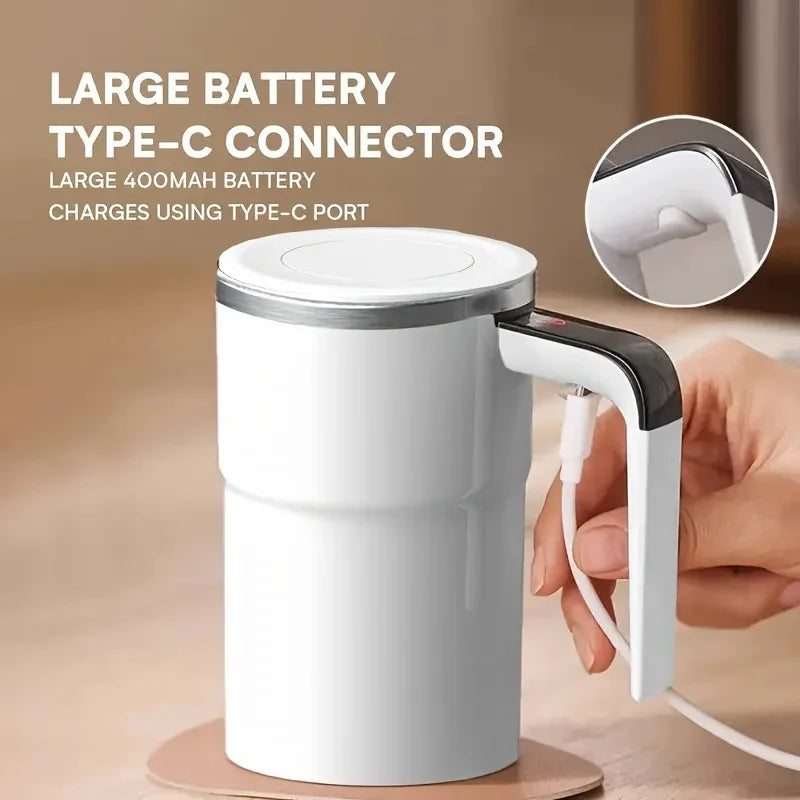 Electric Self Mixing Coffee Mug 380ML USB Rechargeable