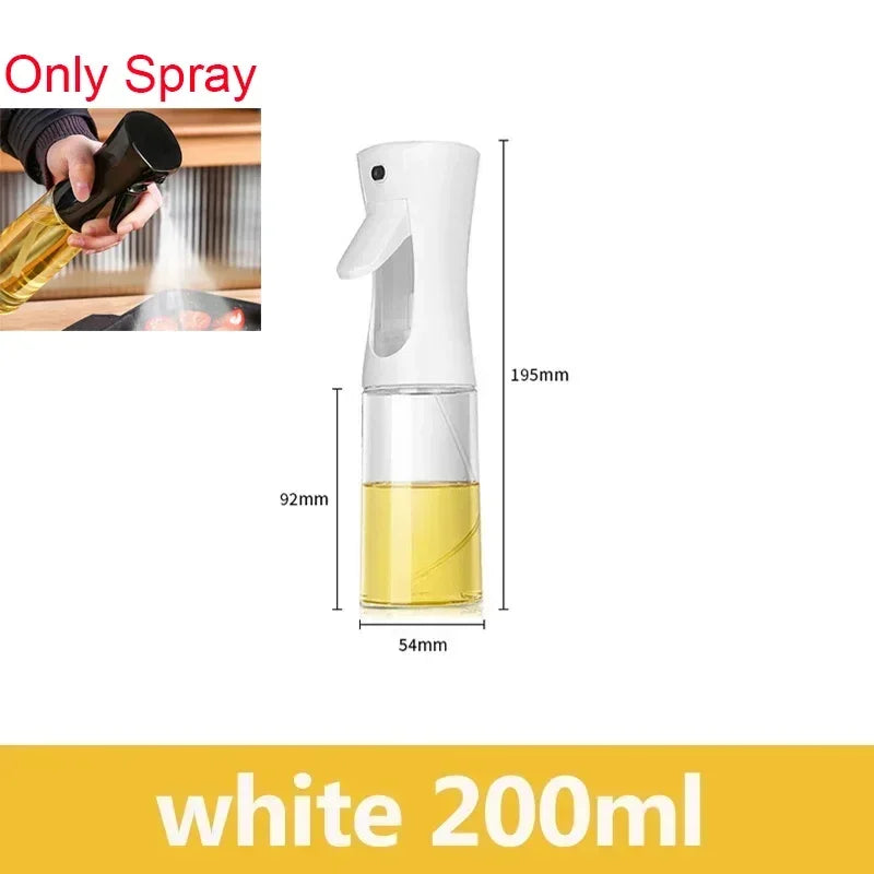 2 in 1 Pour Spray Sprayer Kitchen Fryer Air Spray Oil Dispenser Bottle for Olive Oil Cooking Frying BBQ Camping Large Capacity
