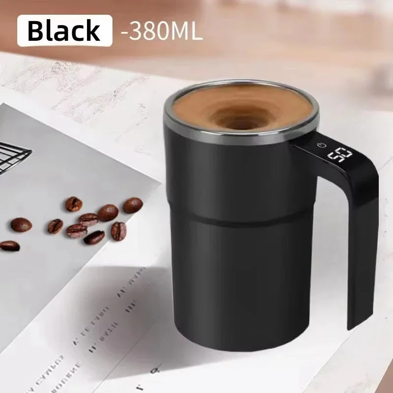 Electric Self Mixing Coffee Mug 380ML USB Rechargeable