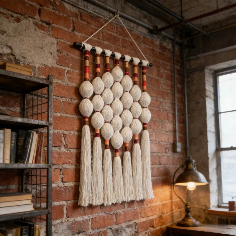 Large Macrame Wall Hanging Handmade Boho Woven Wall Tapestry for Living Room Home Decor