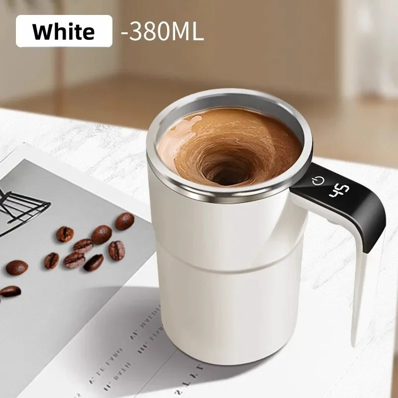 Electric Self Mixing Coffee Mug 380ML USB Rechargeable