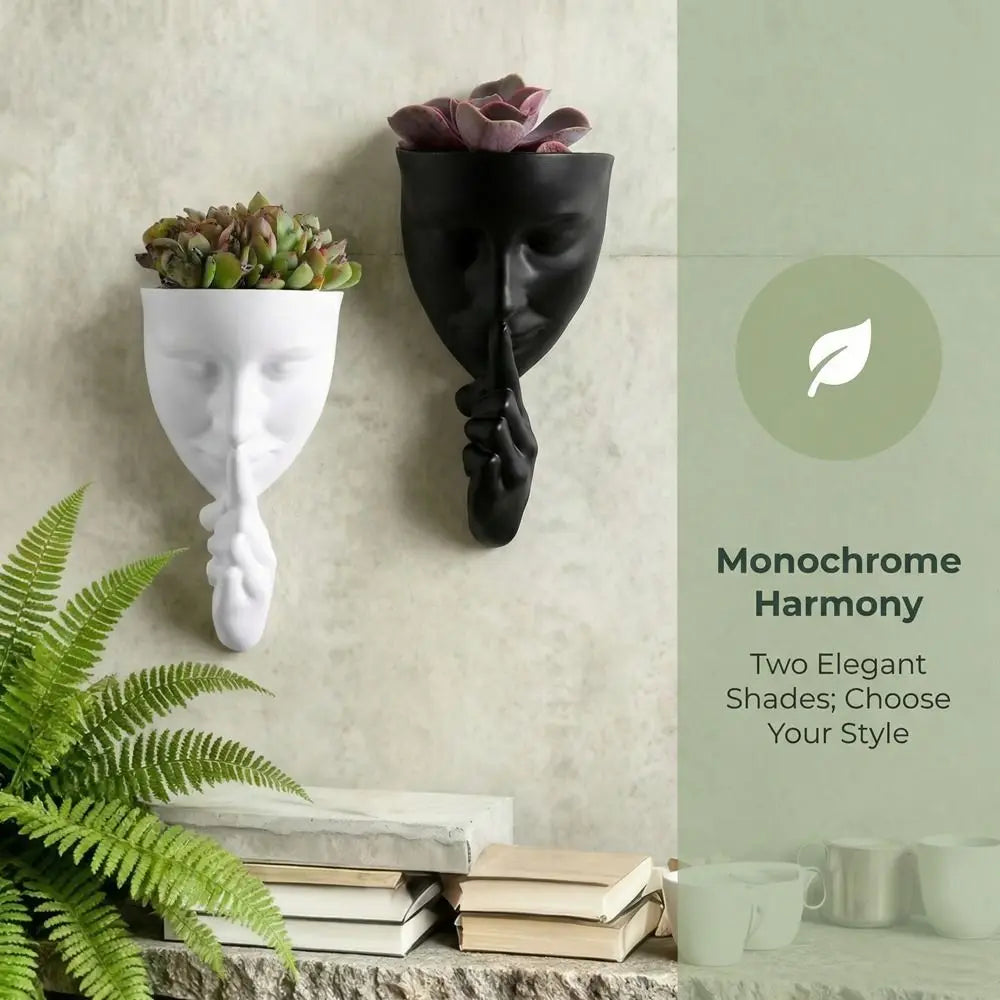 Silent Human Face Decorative Vases Bohemian Style