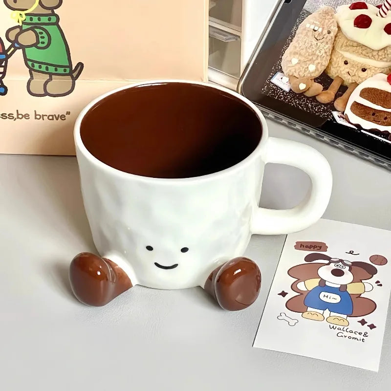 Cute Foot Ceramic Cup Cartoon Coffee Mug