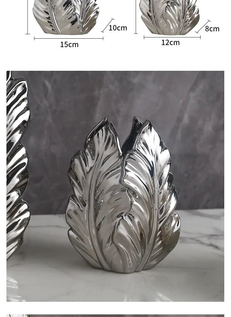 ceramic high-end vase Pottery Vase personalized living room foyer decoration creative