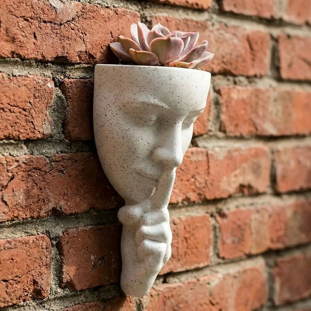 Silent Human Face Decorative Vases Bohemian Style