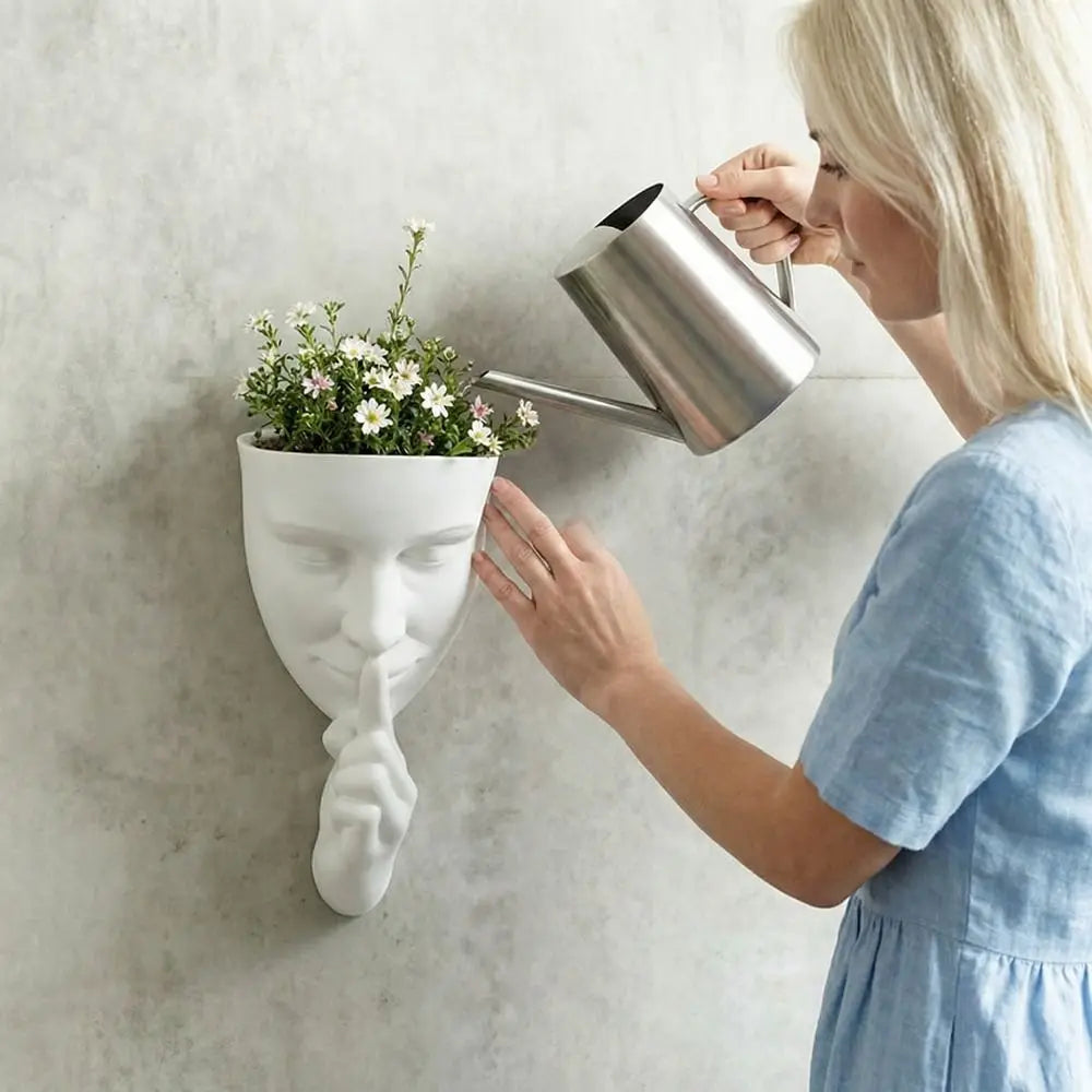 Silent Human Face Decorative Vases Bohemian Style