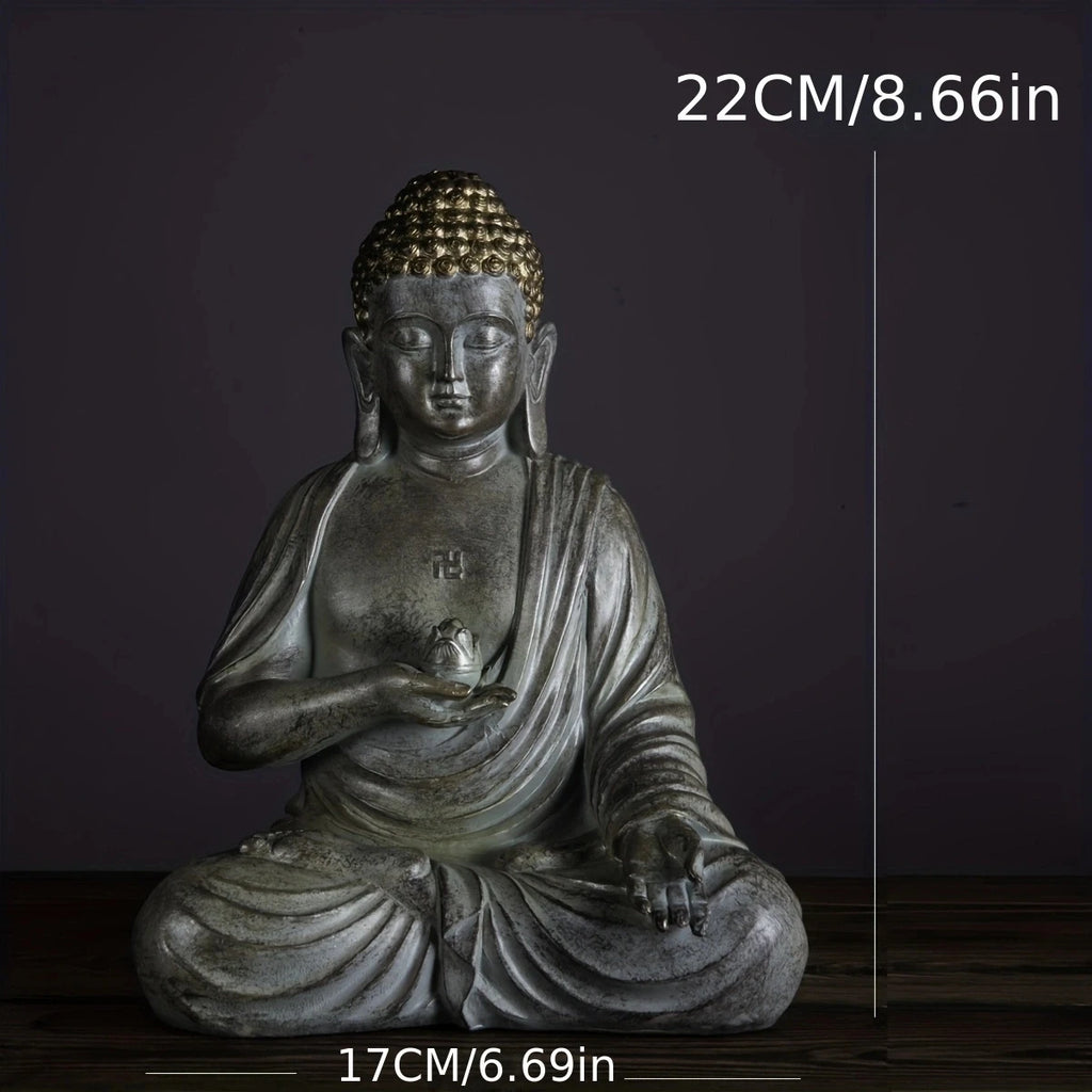 1pc Single-handed Lotus Buddha Statue Sculpture
