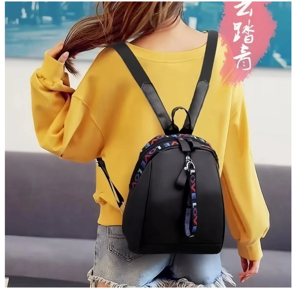 Women Backpacks Fashion LOVE Casual Shoulder Bag Back Pack School Backpack