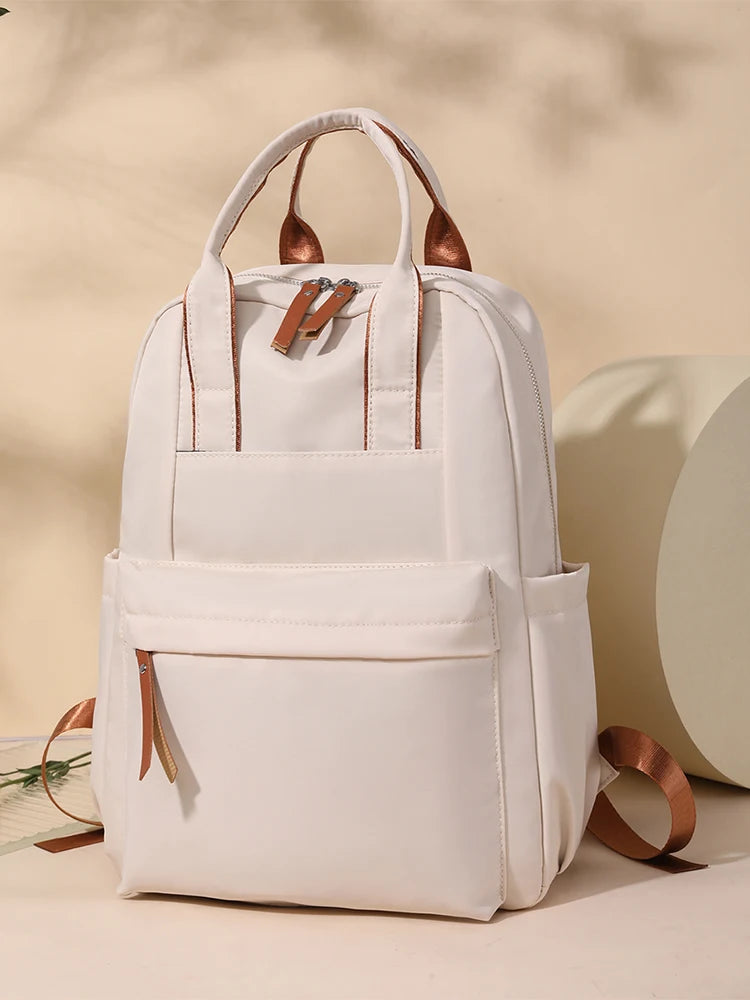 Women's Faionable Lightweight Travel Bapa 2024 New Sle Simple Design School Bag Office Commuting Cuter Bag