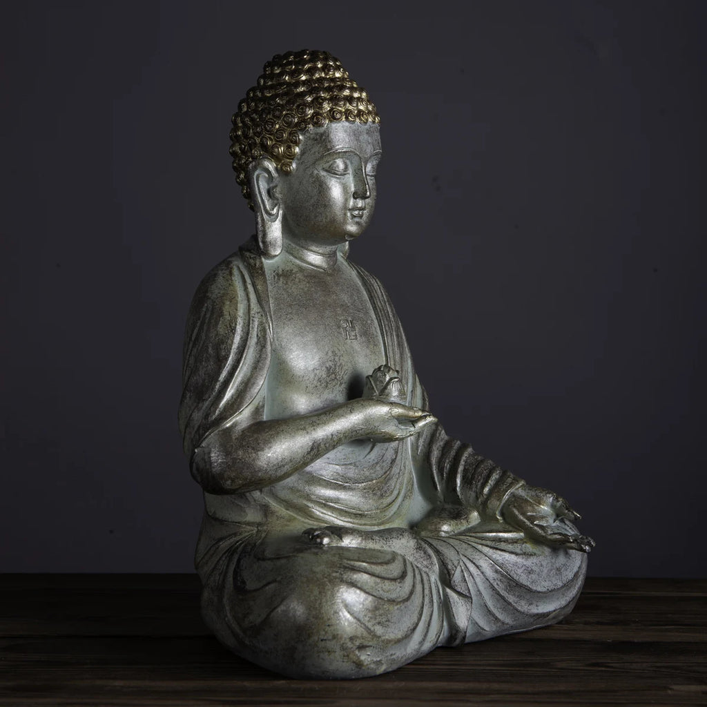 1pc Single-handed Lotus Buddha Statue Sculpture