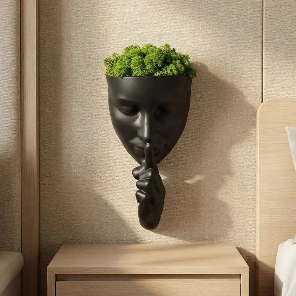 Silent Human Face Decorative Vases Bohemian Style
