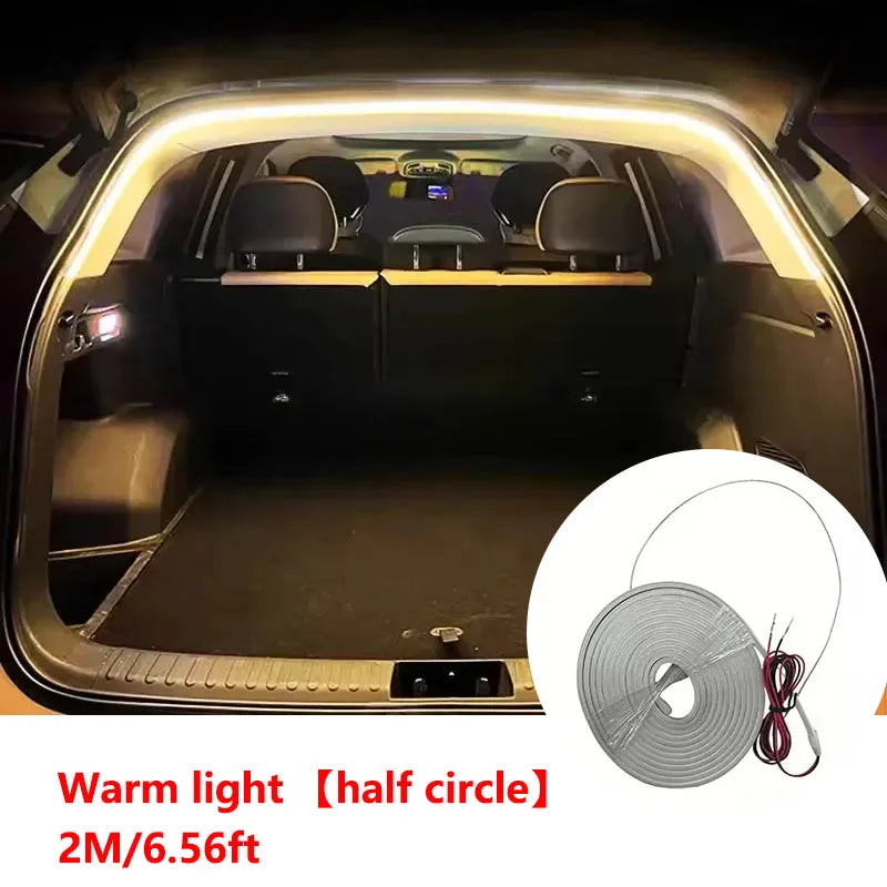 Motion Sensor LED Car Trunk Light Strip – Easy Install Ambient Interior Lighting