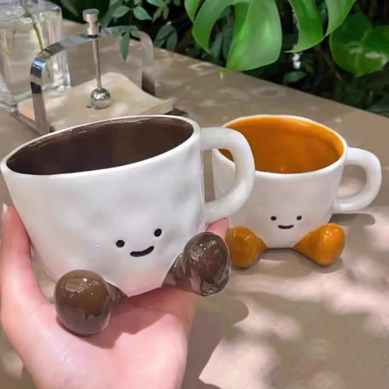 Cute Foot Ceramic Cup Cartoon Coffee Mug