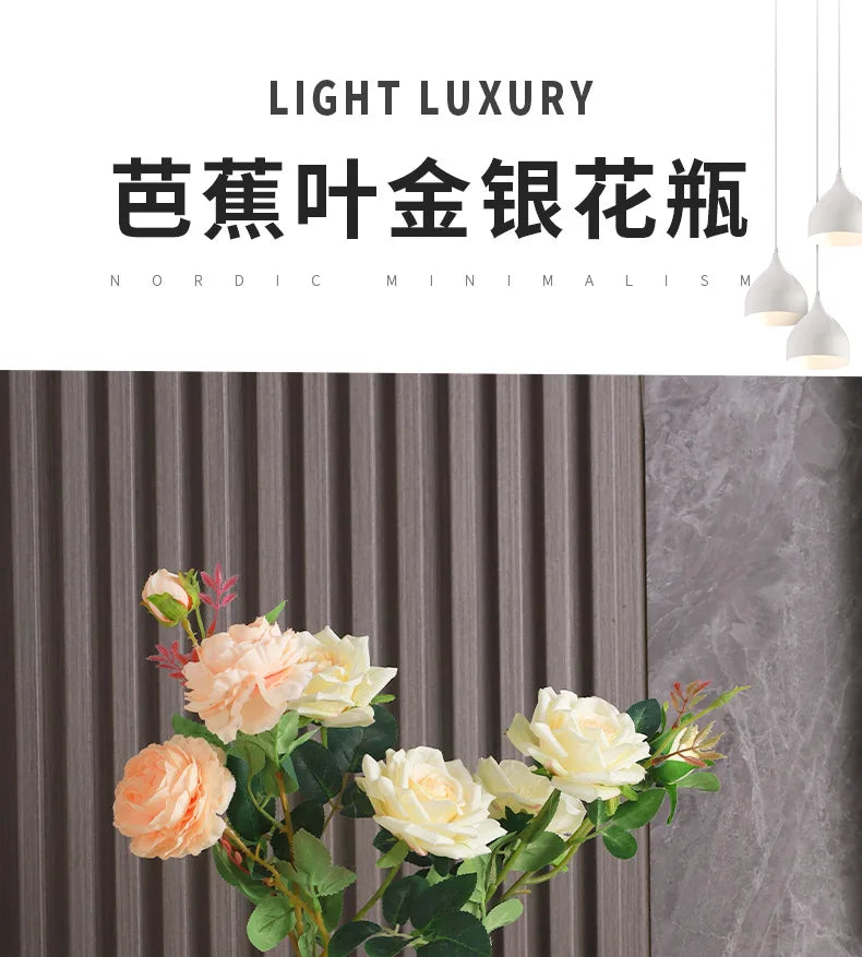 ceramic high-end vase Pottery Vase personalized living room foyer decoration creative