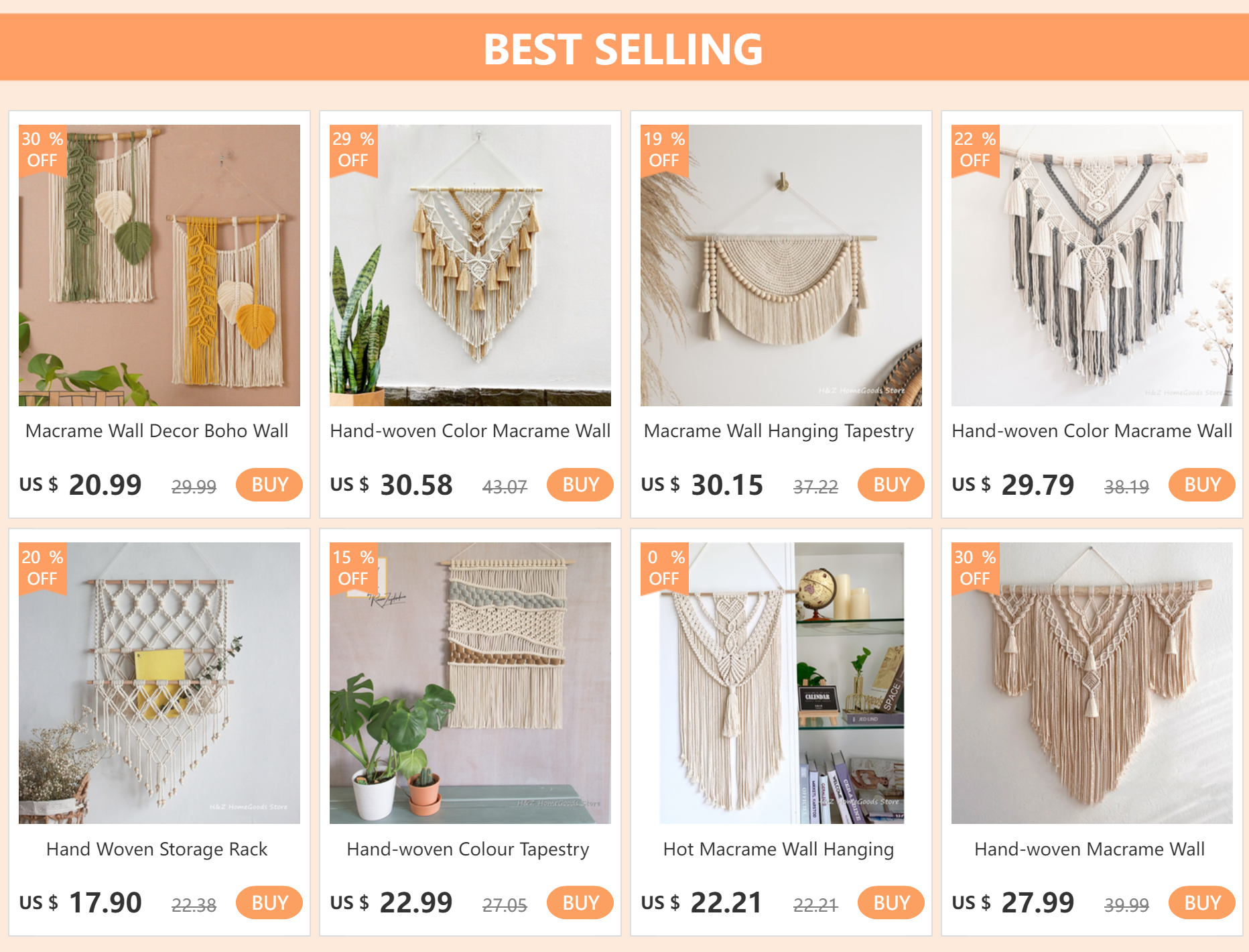 Macrame Wall Hanging Tapestry with Wood Beads and Tassels Handmade Woven Home Office Nursery Decor Bedroom Livingroom Decration