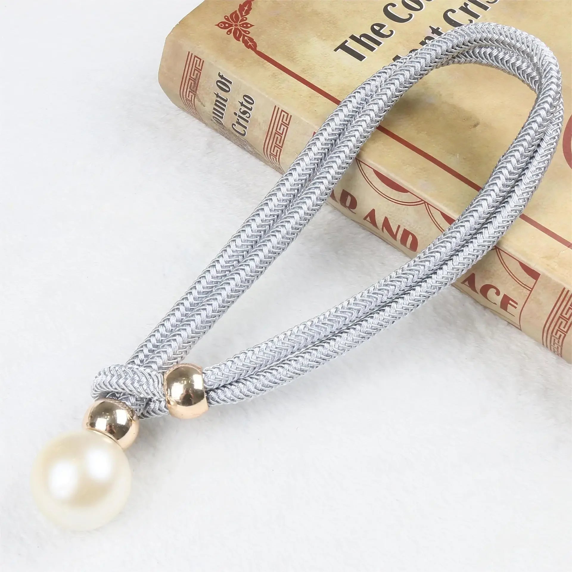 2pcs Pearl Curtain Tiebacks, Curtain Pearl Tiebacks,