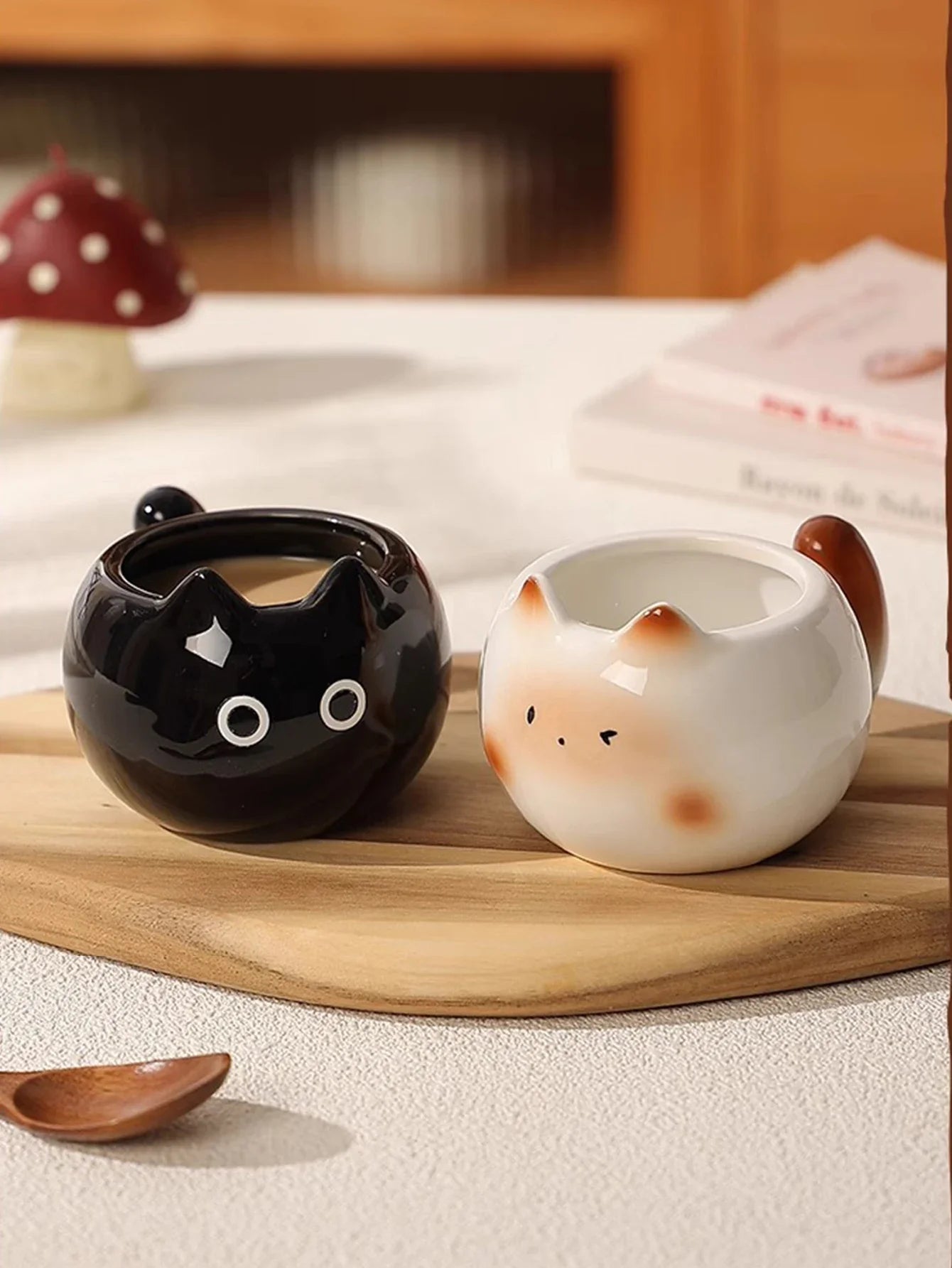 1Pc Siamese Cat Coffee Cup Cute Mug High-Looking for Coffee Shop Latte Latte Cup Office Living Room Home Bedroom Drinking Cup