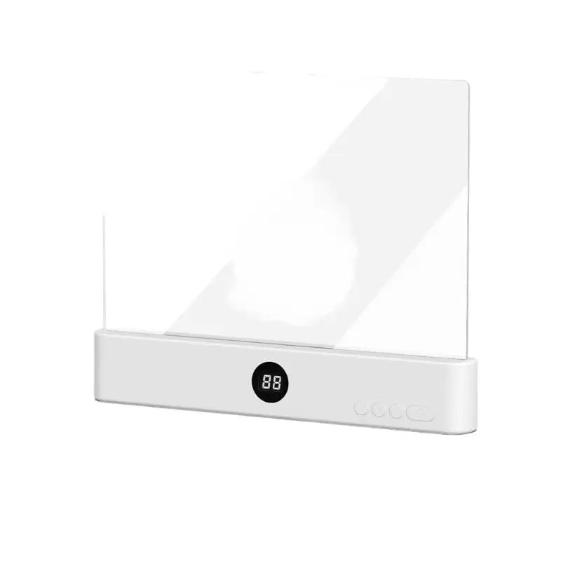 Reading Lamp Book Light Rechargeable Clear LED Flat Reading Light Dimmable Panel Plate Lamp 3 Colors Timer Full Page Light