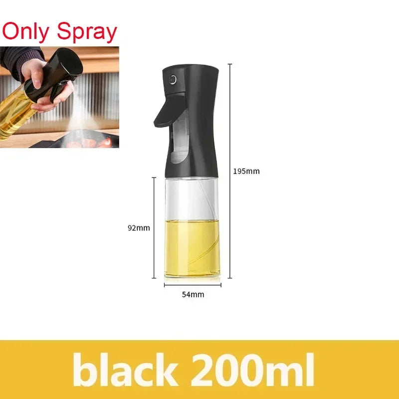 2 in 1 Pour Spray Sprayer Kitchen Fryer Air Spray Oil Dispenser Bottle for Olive Oil Cooking Frying BBQ Camping Large Capacity