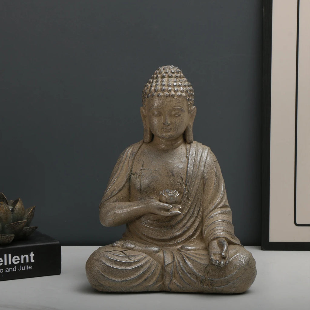 1pc Single-handed Lotus Buddha Statue Sculpture