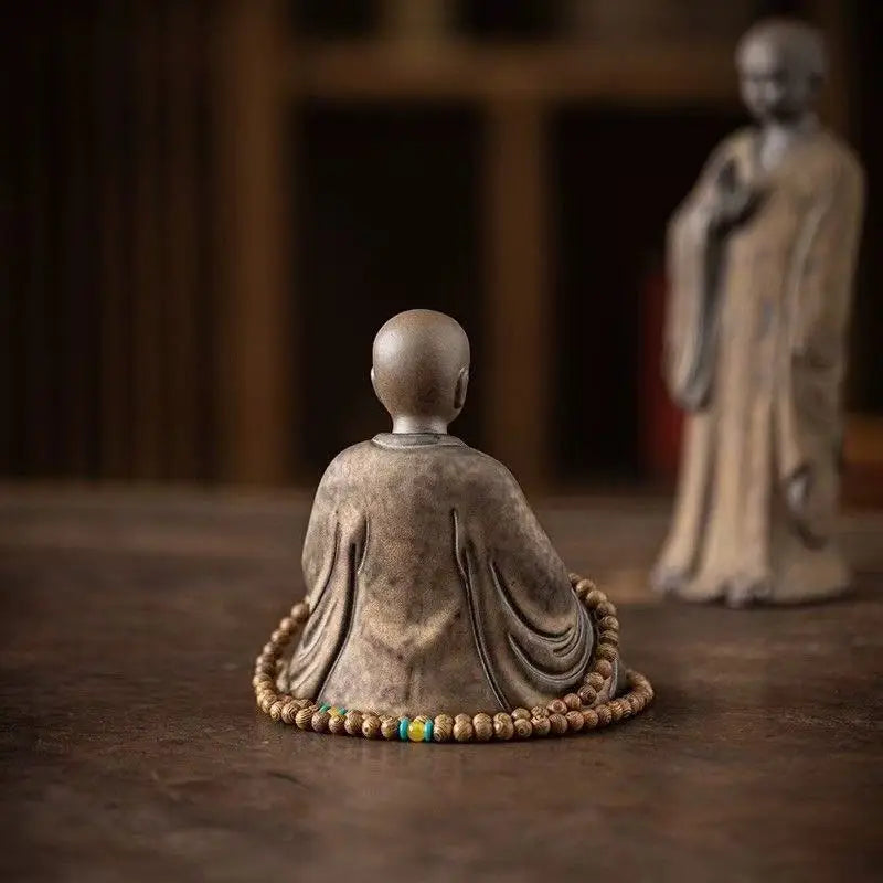 Ceramics Little Monk sculptures and figurines ceramic buddha statue