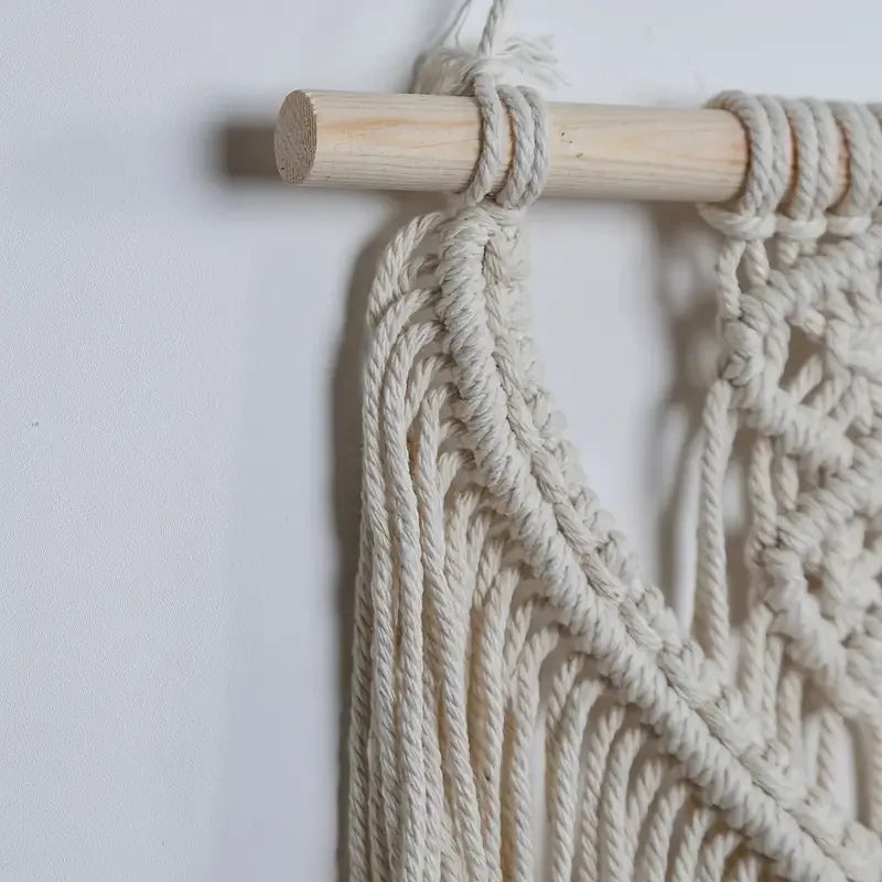 Achart-Large Macrame Wall Hanging, Boho Tapestry, Art Chic, Handmade Woven, Home Decoration