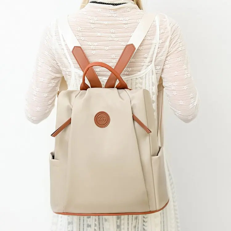 Lightweight Large Capaci Anti-Theft Ox Cloth Bapa Faionable Travel Ladies Bag 2024 New Model School Bag Nylon Mat...