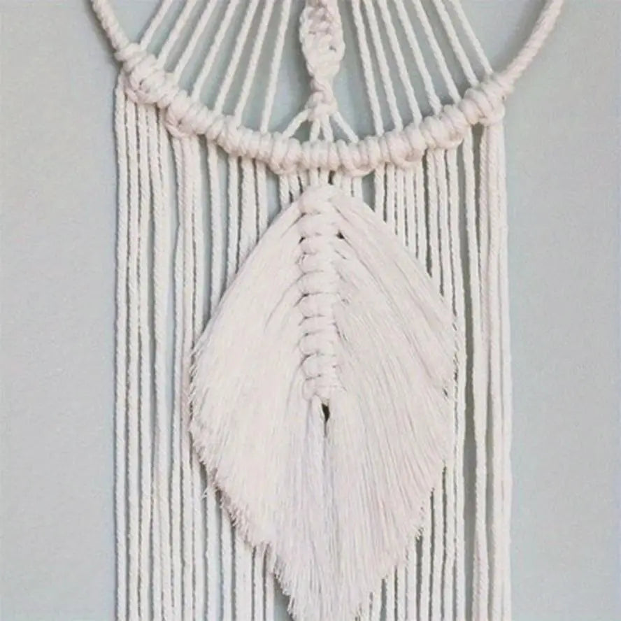 Macrame Tapestry Wall Boho Decor Leaf Macrame Wall Hanging Room Decoration Dorm Room Home Decor Gift Decorations And Ornaments